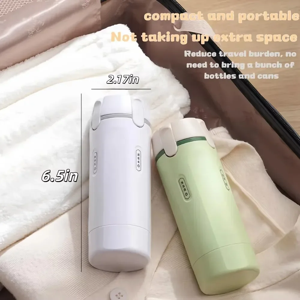 Compact 4-in-1 Travel Toiletries & Cosmetics Container Set