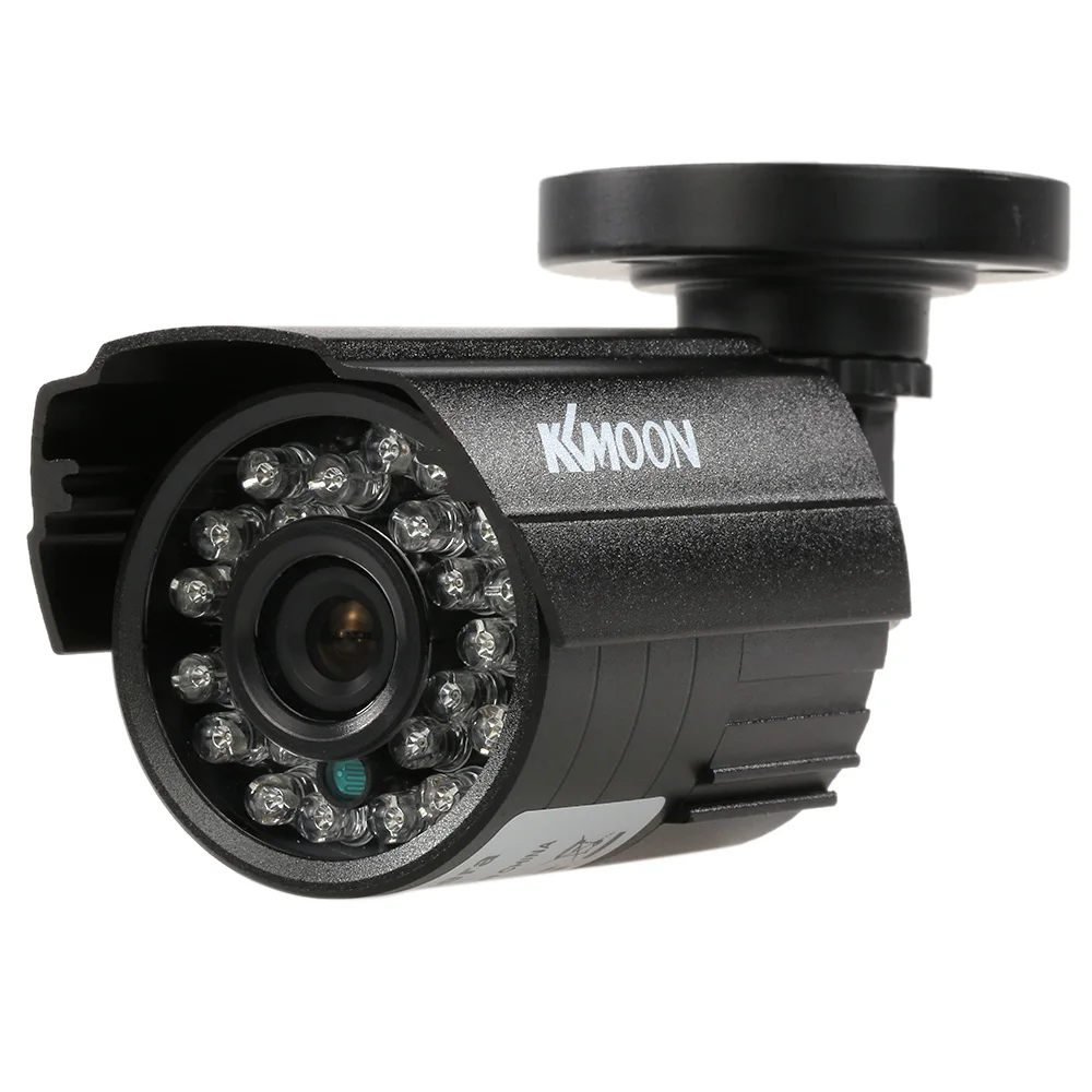 200TVL Analog Camera CCTV Bullet Camera 24 IR Lamps Night Vision 1/3’’ CMOS IR-CUT Waterproof For Home Security PAL System 1