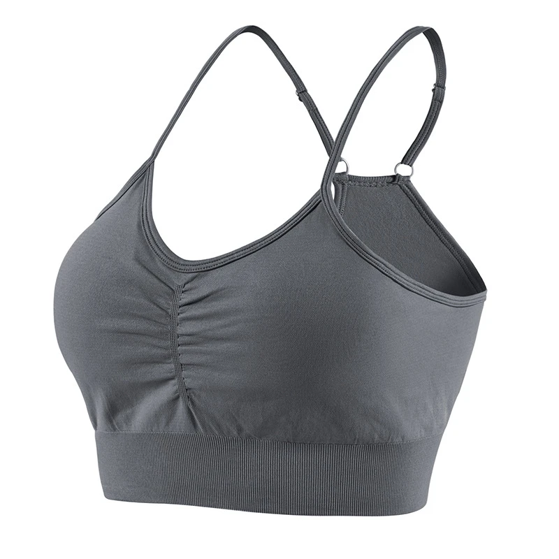 LANTECH Sports Bra Push Up Exercise Padded Yoga Sportswear Squat Training Women Lifting Clothes