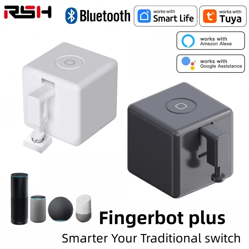 per Tuya Fingerbot Pulsante Pusher Switch, Smart Button Compatibile Fingerbot Plus, aggiornamento wireless con interruttore di controllo touch
