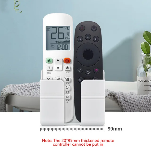1 Százalékos Lyukasztó Ingyenes Falra Szerelt Szervező Tároló Doboz Tv Távirányító Mobiltelefon -Dugó Töltő Tartó - Image 6