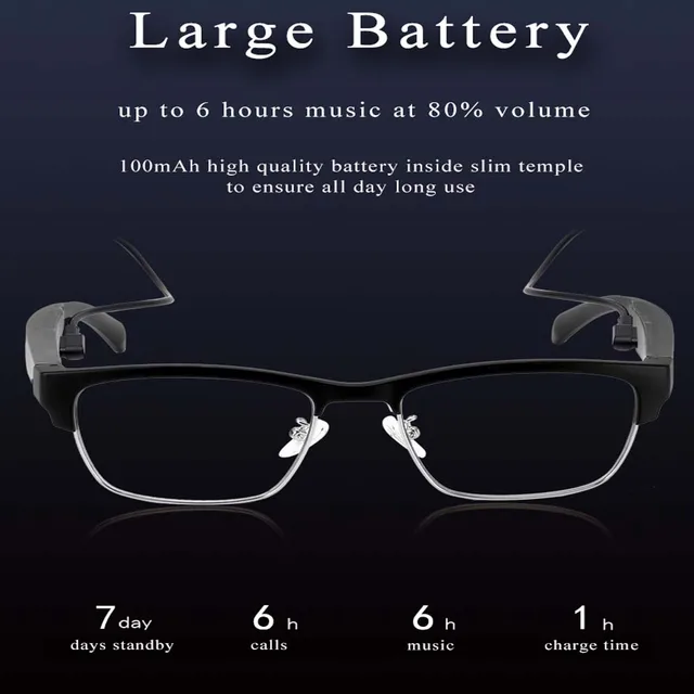 M juniu Ky inteligentne okulary bezprzewodowe połączenie Bluetooth Audio okulary głośnomówiące dzwonienie muzyka Audio okulary sportowe słuchawki bezprzewodowe 3