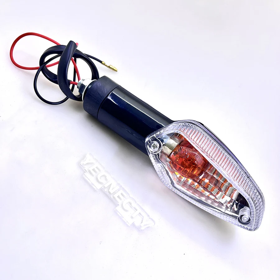 当時物 LEAD 角型 ウインカーランプ リード工業 黒ボディレンズ リード