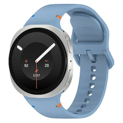 Original Sports Silicone Strap - No Gap Bracelet for M - L (Official Blue)