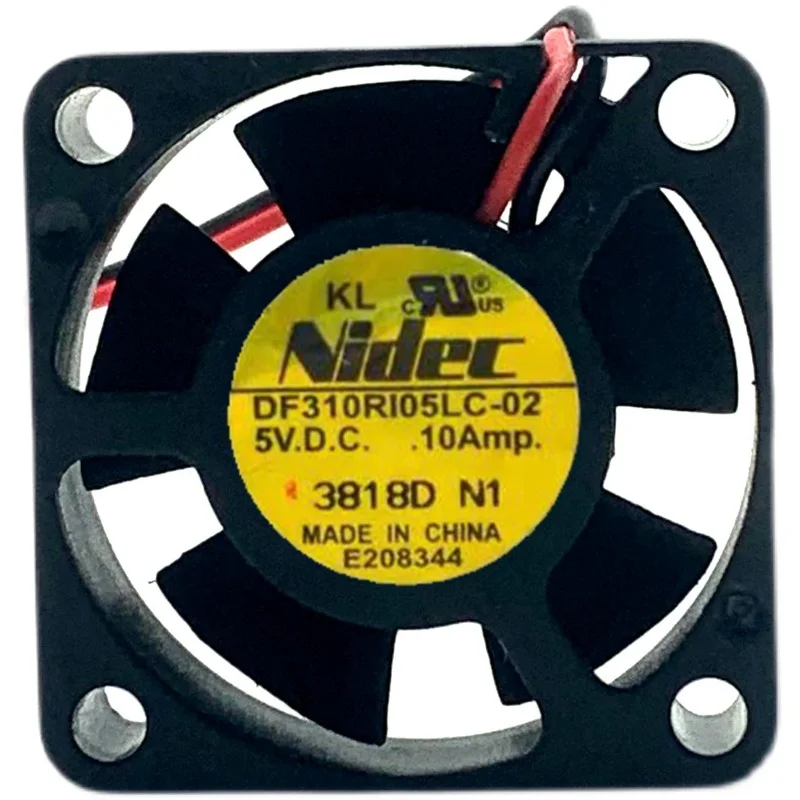 

Двухпроводной Вентилятор охлаждения сервера Nidec DF310R105LC-02 DC 5V 0.10A 30x30x10 мм