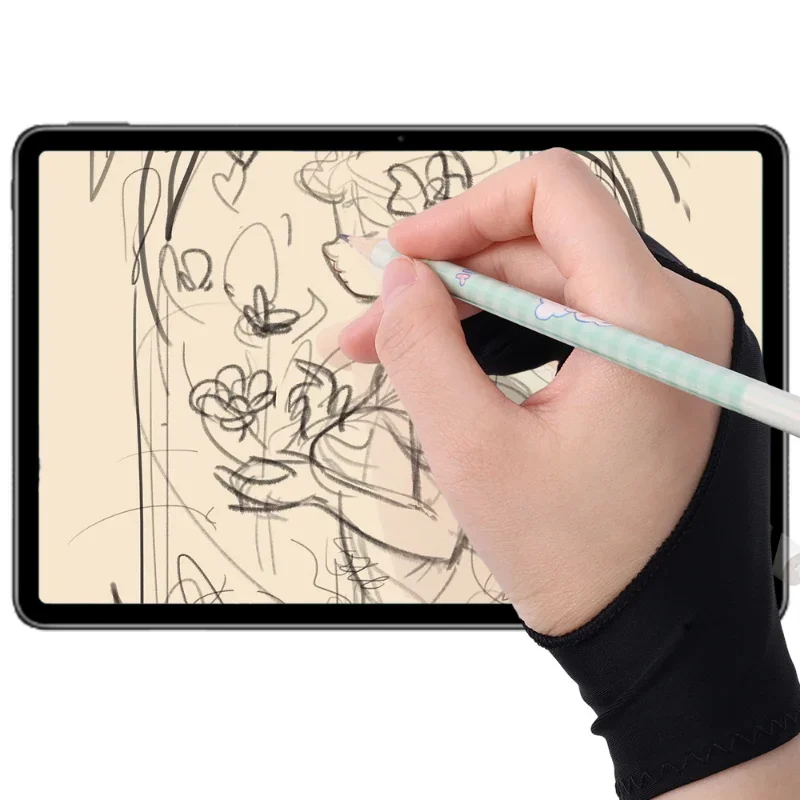 Enhanced Artistic Two-Finger Drawing Gloves for Seamless Sketching and Painting