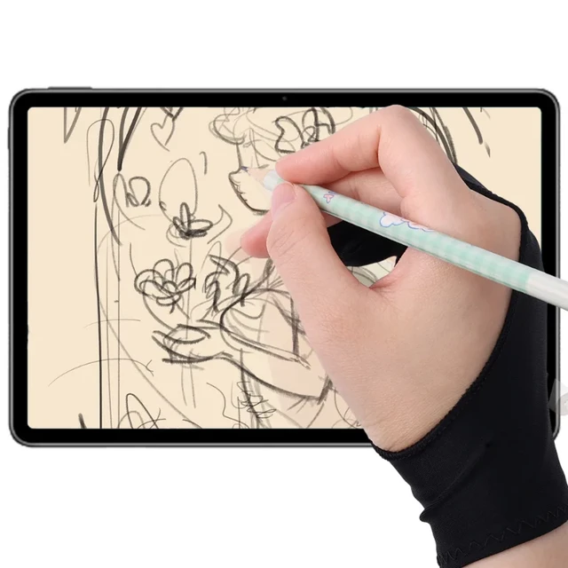 Drawing Glove S, Artist Glove for Drawing Tablet iPad, Palm