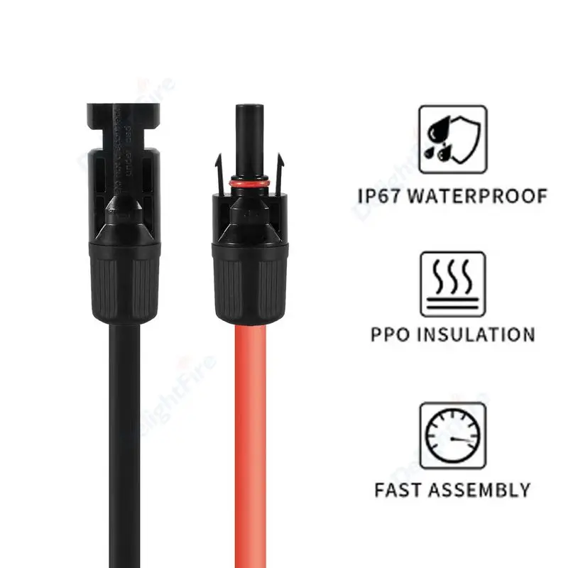 Cavi Prolunga Per Pannelli Solari 2.5mm - Connettori MC4 Maschio E Femmina Kit - Foto 4