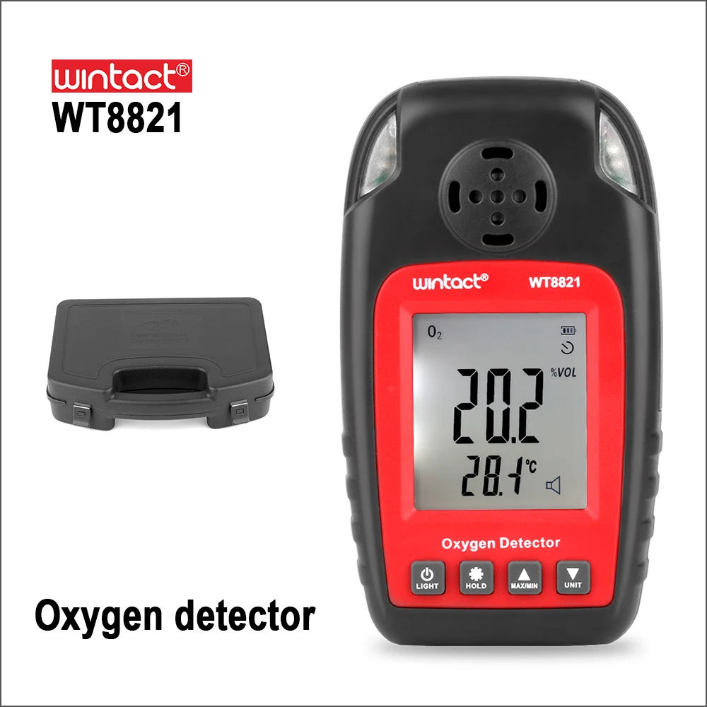 

RZ Oxygen Detector Independent Oxygen Gas Sensor Warning-up High Sensitive Poisoning Alarm Gas Detector Analyzers
