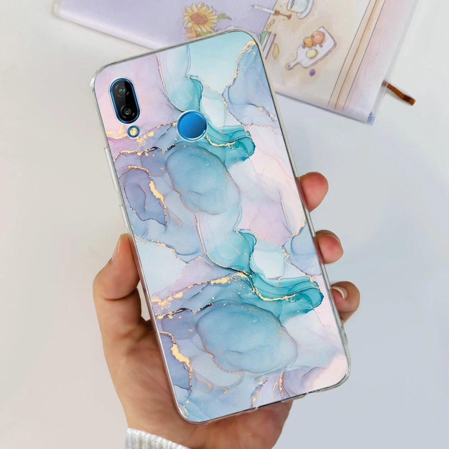 Stylish Painted Clear Silicone Soft TPU Phone Case