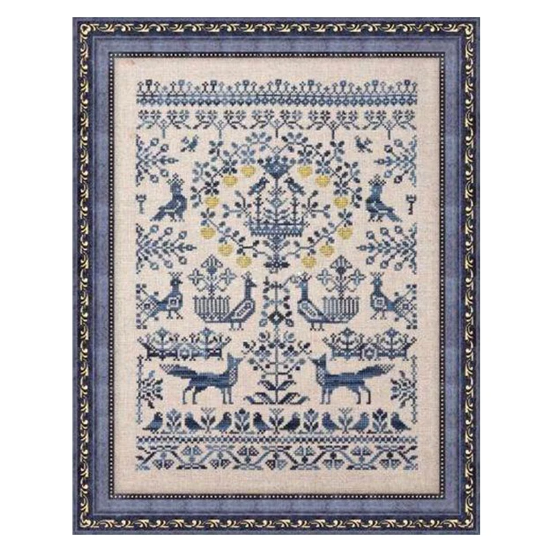 Cross stitch kit Counted Cross Stitch Kits Resurrected Apple Orchard Garden Owl Forest Animals Home Decoration