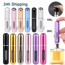  5/8ml Portable Perfume Atomizer Liquid Container For Cosmetics Mini Aluminum Spray Alcochol Empty Refillable Bottle 