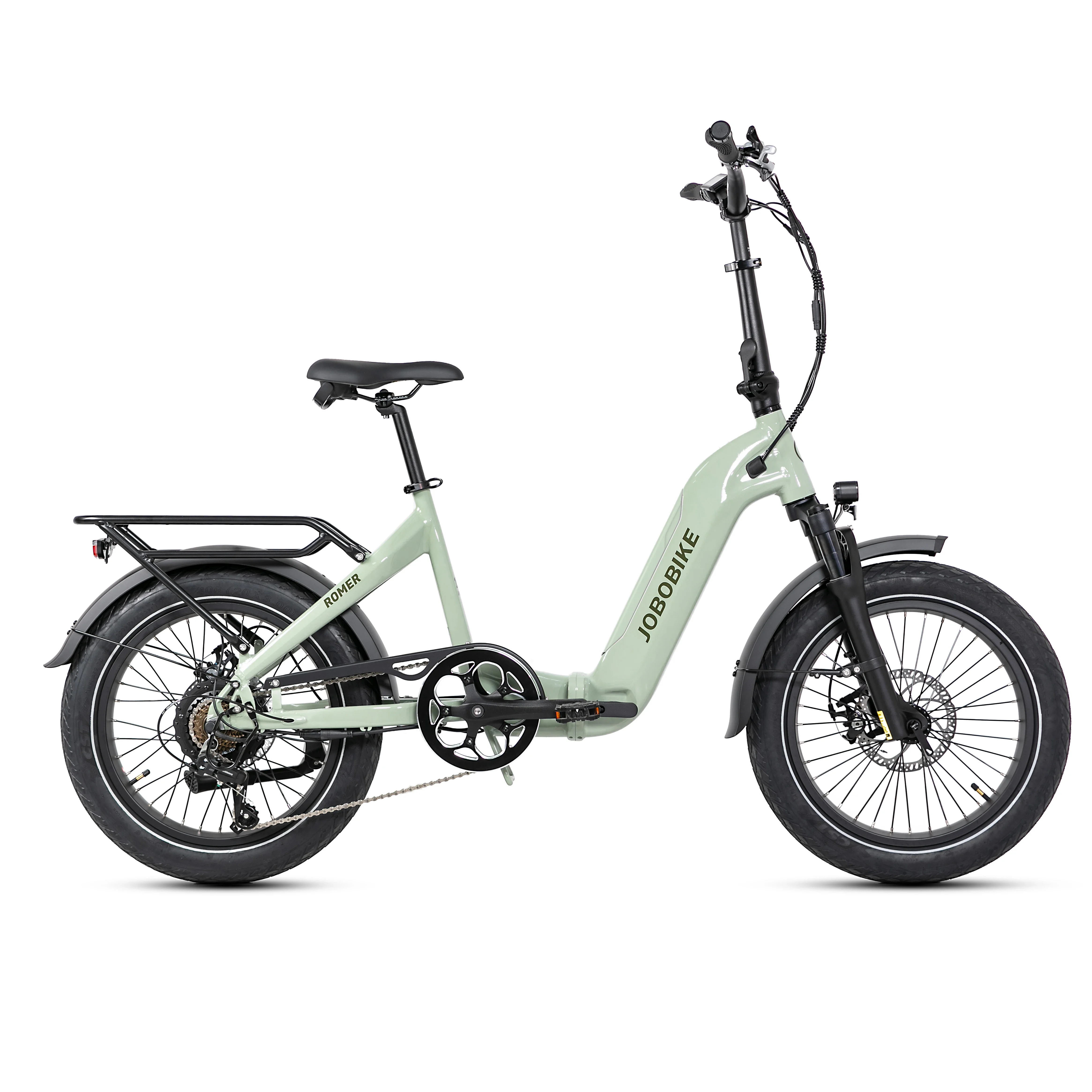 JOBOBIKE Romer Electric Bike Fat Tires Foldable Frame 250W 48V15AH Battery City Electric Bicycle 20Inch E-Bike 1