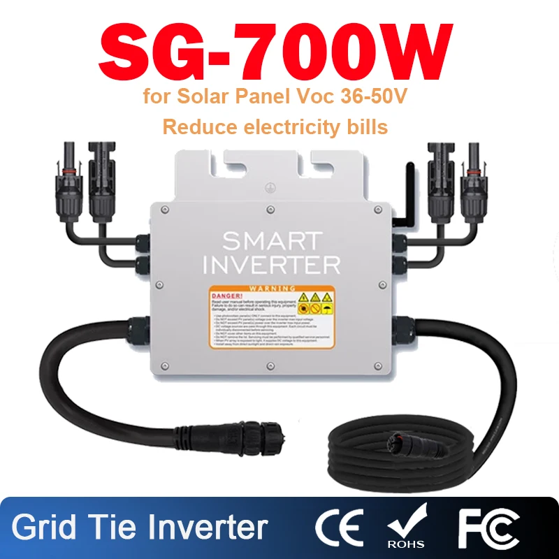 400W Micro inverter IP65 MPPT Wasserdicht Smart Grid Tie Inverter Solar  Inverter Inversor 18-50VDC zu 120 V/230VAC auto Spiel
