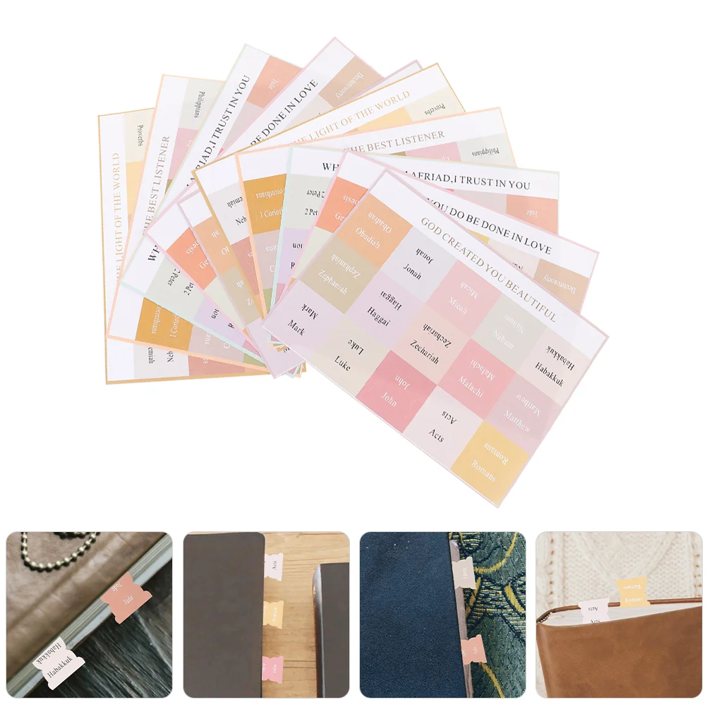 

10 Sheets Bible Index Tabs Adhesive Bible Tabs For Women Study Bible Bible Study Tabs Bible Tabs For Women Study Bible Small