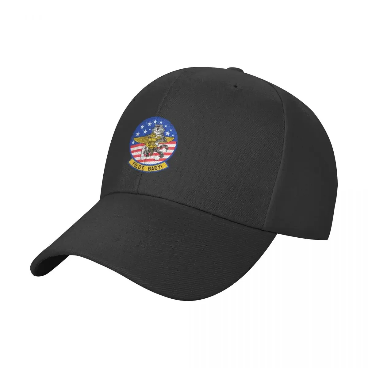 

F-14 Tomcat - Pilot, Baby! Grunge Style Baseball Cap beach hat Hat Beach Icon Hat Man For The Sun Mens Caps Women's