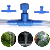 Aquarium Oxygen Pump Air Regulating Valve, Fish Tank Aeration Pump, Straight-Through Air Volume Regulator, One-Way, 5-10Pcs 1