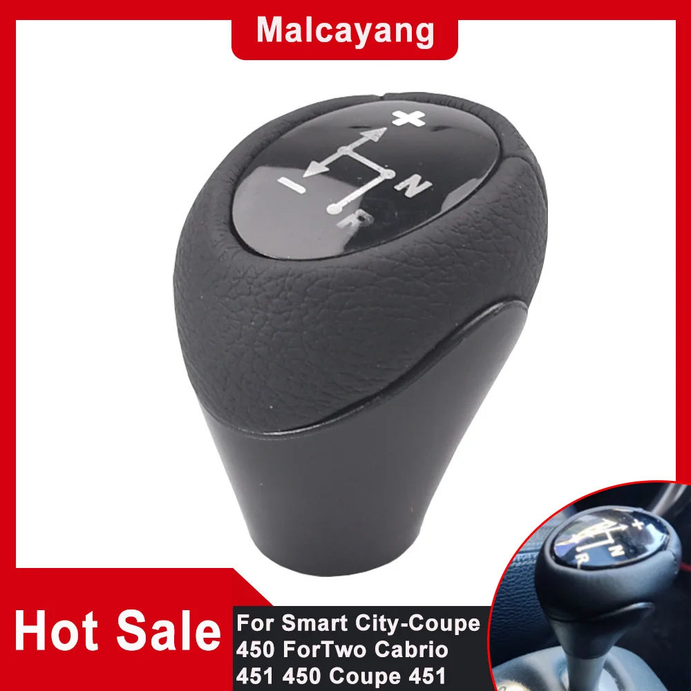 Cuoio Di Alta Qualità Automatico Per Smart City-Coupe 450 Fortwo Cabrio Coupe 451 450 Leva Del Pomello Del Cambio Cambio