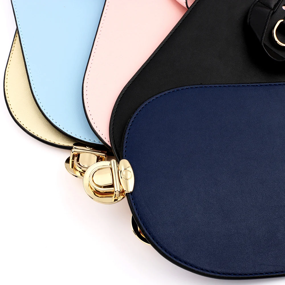 1 Set Handmade Bag Bottom Flap Cover Hardware Shoulder Straps for DIY Handbag Crochet Bag Knitting Bags Crossbody Bags