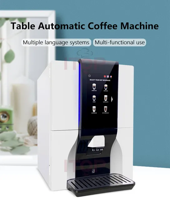 ITOP CIM-12 Fully Automatic Coffee Machine Instant Coffee Maker Coffee  Drinks Vending Machine with Grinder with Payment System - AliExpress