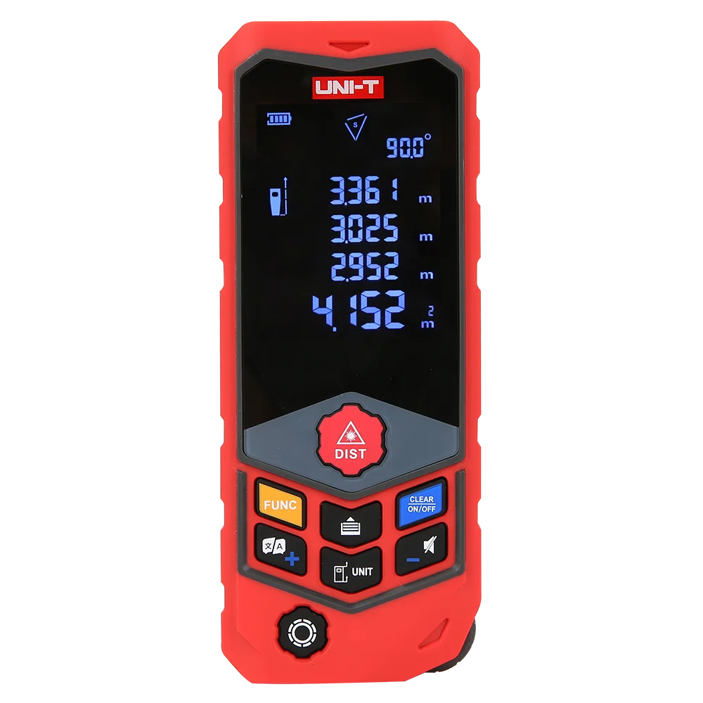 

UNI-T LM100D Handheld Laser Distance Meter 100M Trena a Laser Range Finder Measure Tape Digital Battery Powered