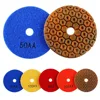 1pc 4Inch Emery Polishing Pad Copper Bond Wet Polishing Pad For Granite Marble Concrete Floor Grinding Disc 4Steps Grinding Tool