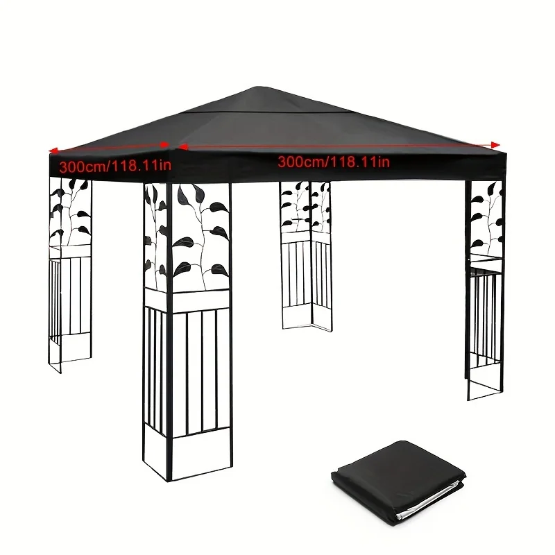 

1pc Outdoor Sunshade Umbrella And Rainproof Wrench Umbrella With Umbrella Cloth, UV Protection, Sun Protection, Waterproof,