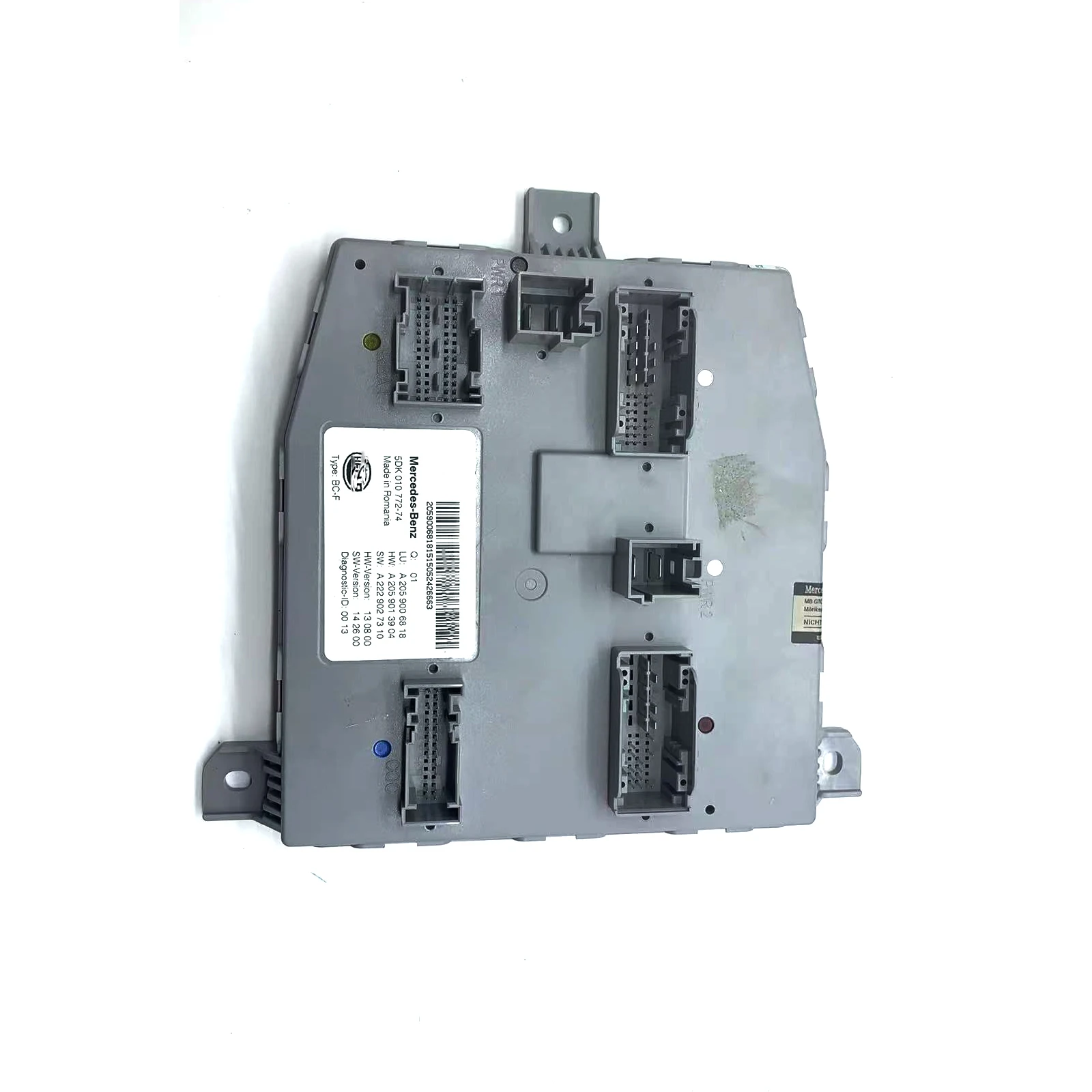 A2059006818 MERCEDES-BENZ C 전면 컴포트 온보드 ECU 제어 장치 W205 A2059006818 2015