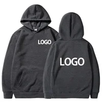 Pull à capuche en polyester pour hommes et femmes, vêtements décontractés amples d'équipe personnalisés avec une personnalité à la mode 5