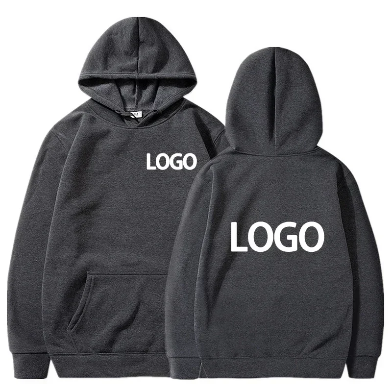 80% Polyester and 20% Cotton Hooded Pullover for Men and Women, Customized Team Loose Casual Wear with Fashionable Personality 5