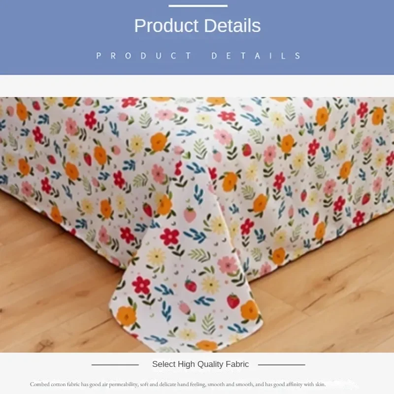 100% Cotton Luxury Super Soft Microfibe Pure Cotton Bed Sheets Double Queen King Bed European and American Bedding 150 180 200 3