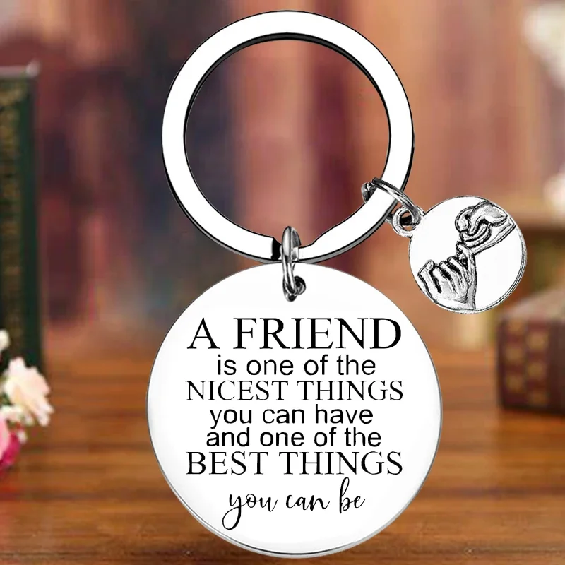 

Metal Friend Birthday Gifts Keychain Soul Sister Friend Gifts Key Chain Pendant Best Friends gift