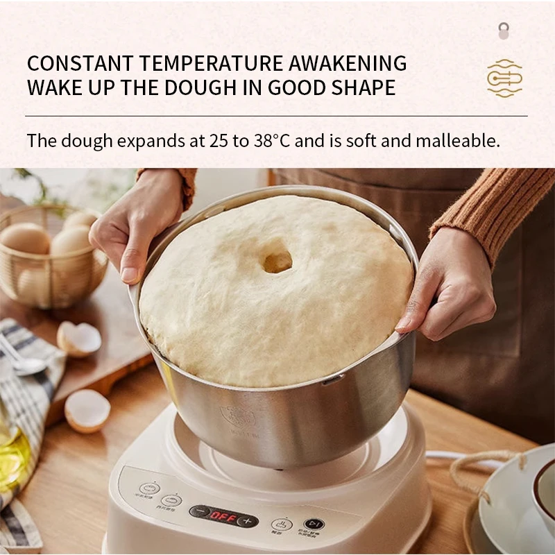 Flour mixer household small automatic fermentation kneading machine stirring cook machine commercial hair beating noodle alive 3