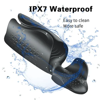 Powerful Male Vibrator Glans Massager Penis Stimulation penis delay trainer Male Masturbator Sex toys for Men Adults 10 Modes 6