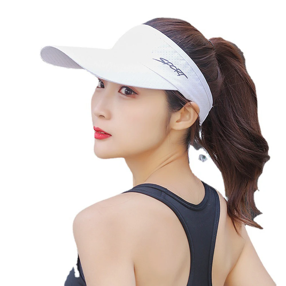여름 자외선 차단 자외선 차단 모자, 남녀공용 자외선 차단 모자, 스포츠 빈 모자, 야외 선햇, 햇빛가리개 조절 가능한 땀 흡수