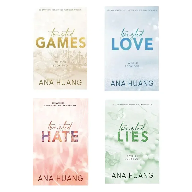 4 Libri Twisted Love /Games / Hite /Lies Ana Huang English Book Novel