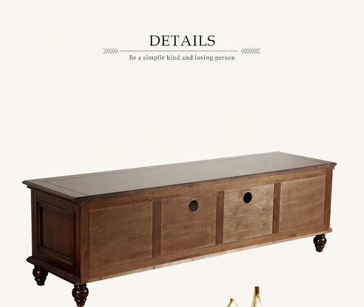 American Style Solid Wood Drawers Tv Cabinets Wooden Furniture Television Cabinet For Living Room Furniture Modern Tv Stand