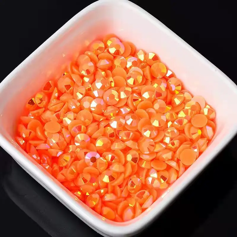 Large package 2-6mm AB jelly resin nail art rhinestone nail accessories DIY jelly rhinestone 3D mobile phone accessories