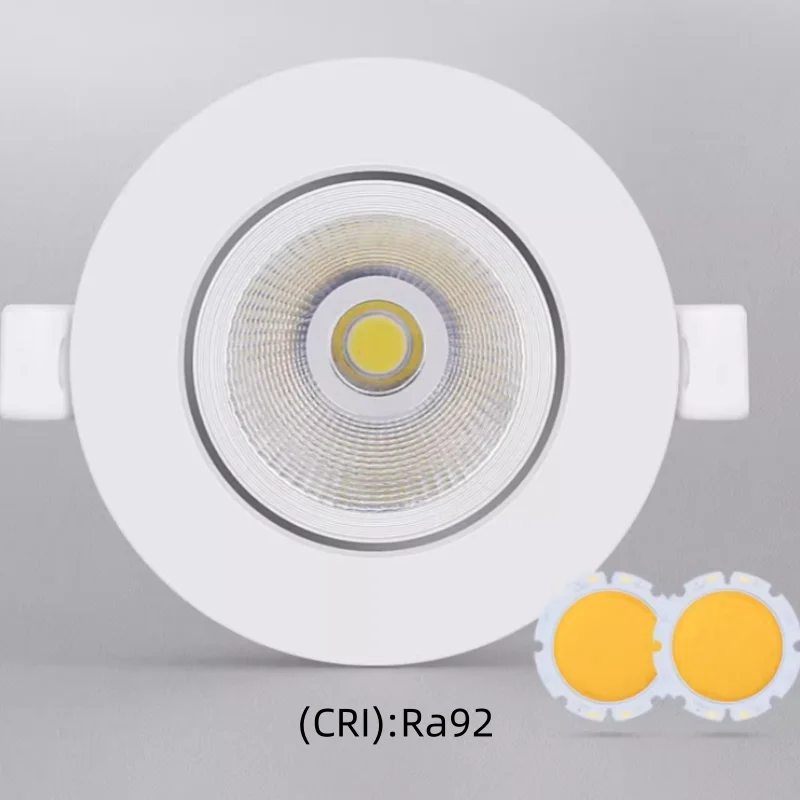 밝기 조절 COB LED 천장 조명 3W 5W 7w 9w 12w 15w18w 회전 AC85-240V