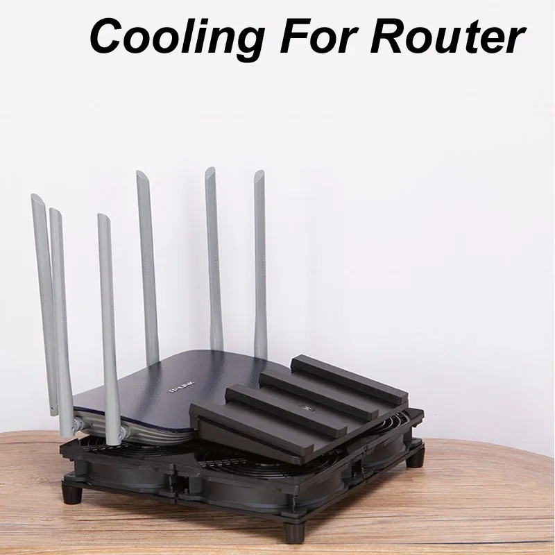 Router Cooling Fan DIY PC Cooler TV Box Wireless DC USB 5V Power 120mm/240mm/360mm 1/2/3/4 Fan Stand Holder Bracket