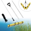 VEVOR Landscape Rake 36" Landscape Rake Lake Weed Rake w/102.36" Adjustable Extension for Loosening Soil/Lawn Care/Weeding Lake 1