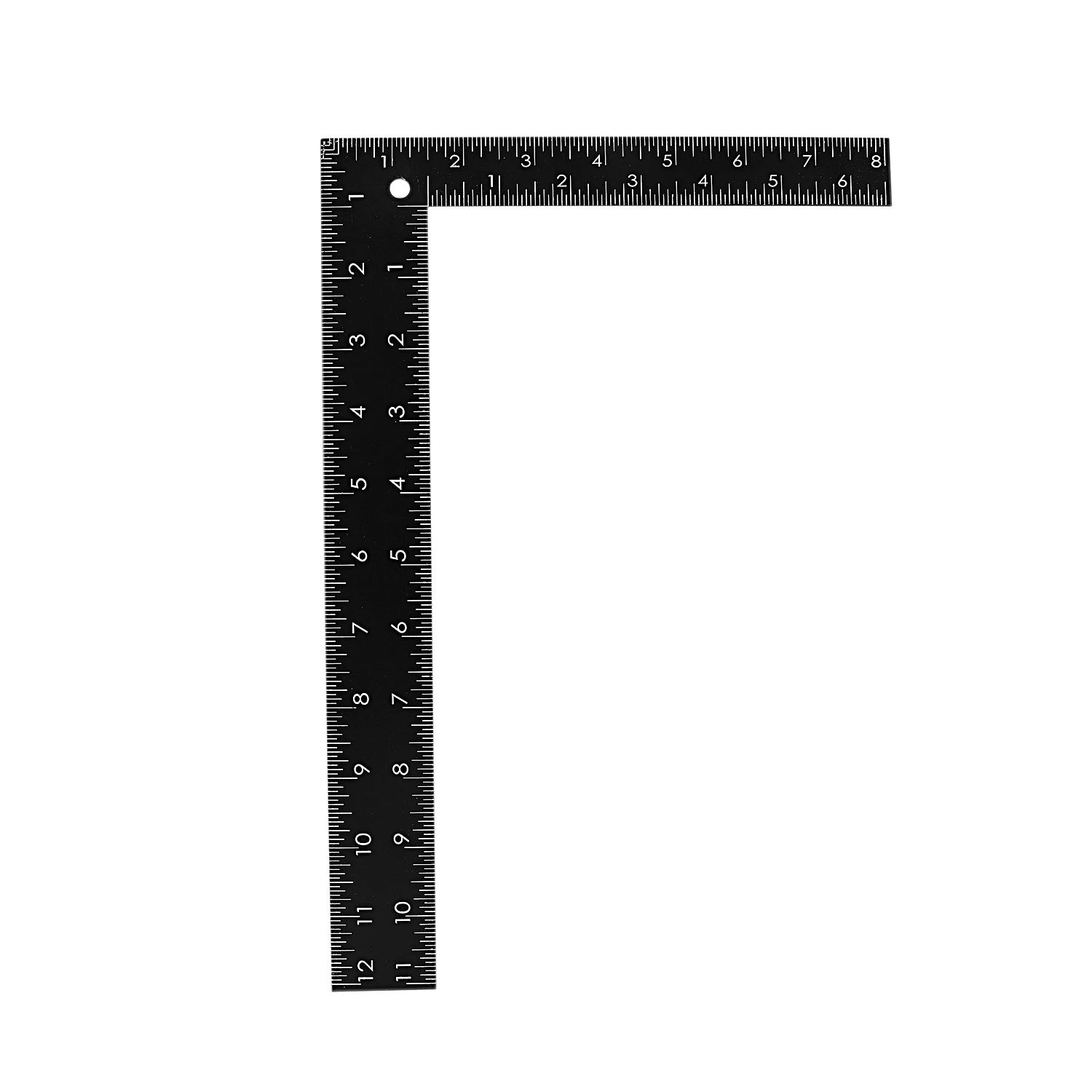 VO-Teacher 0-30Cm 0-20Cm 측정 범위 L자형 디자인 직각자 블랙