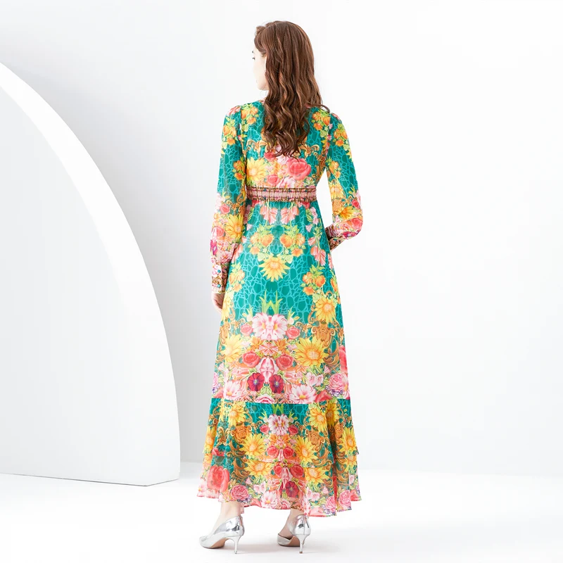 Рисунок 5 - Женское шифоновое платье с каскадными оборками