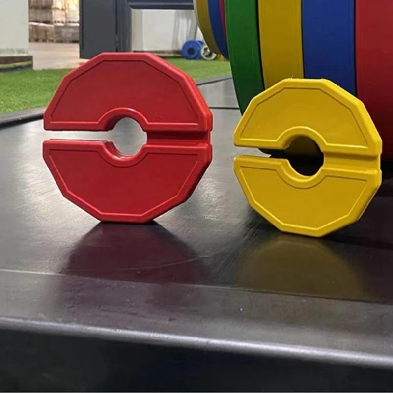 AA79 New 2PCS Gym Micro-Type Plates Dumbbell Fractional Weight Plate Rubber Fractional Weight Plates Add-On Aperture 35Mm
