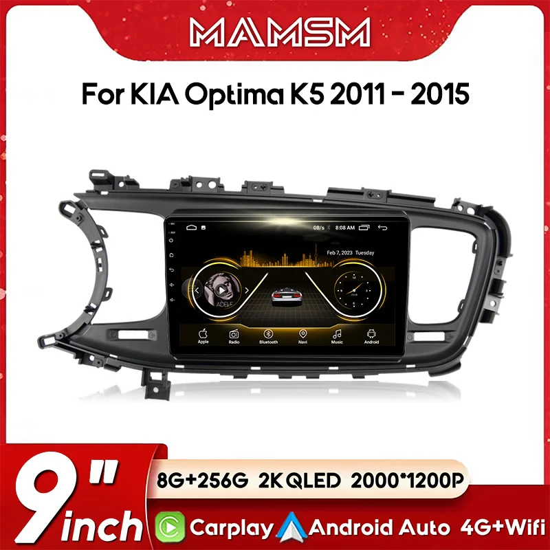 MAMSMCarRadioForKIAOptimaK5201120132015WirelessGPSCarPlay