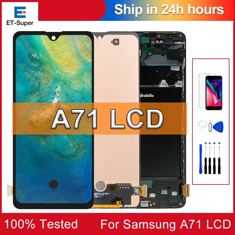 AAA+ Quality For Samsung Galaxy A71 Display Screen For A715 A715F Lcd ...