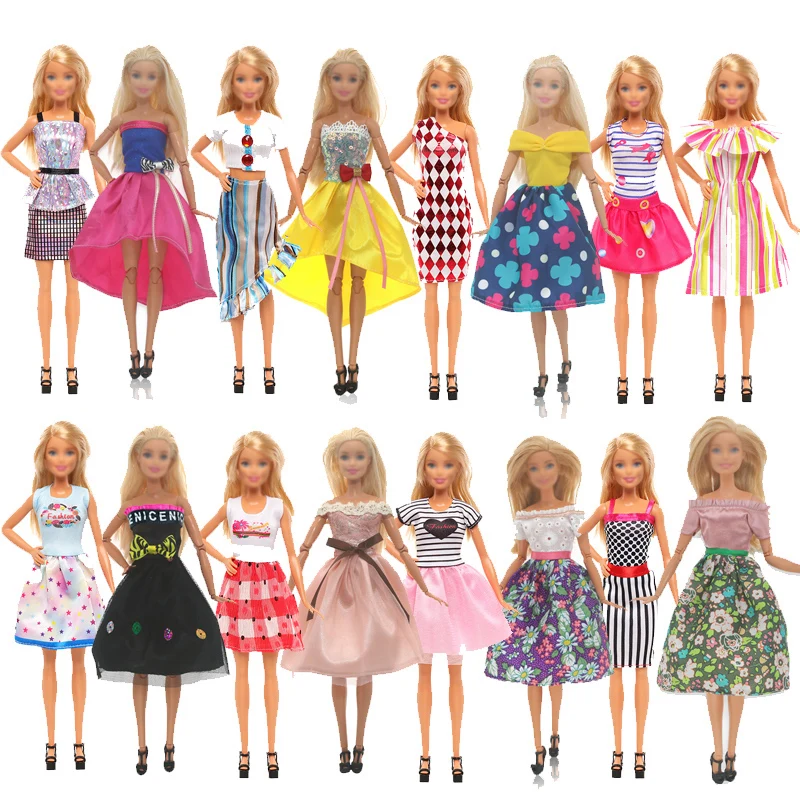 

Summer 3Pcs Set Hot Sale DIY Dress Fashion Outfit Shirt Casual Wear for 11.5Inches Barbie Doll Clothes Accessories Girl Toy