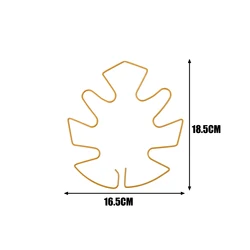 Durable Rust - Proof Iron Plant Holder for Outdoor Garden Planters (Golden -L)