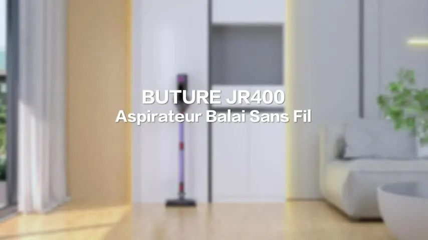 Buuture-コードレス掃除機jr400,タッチディスプレイ付き,家庭用