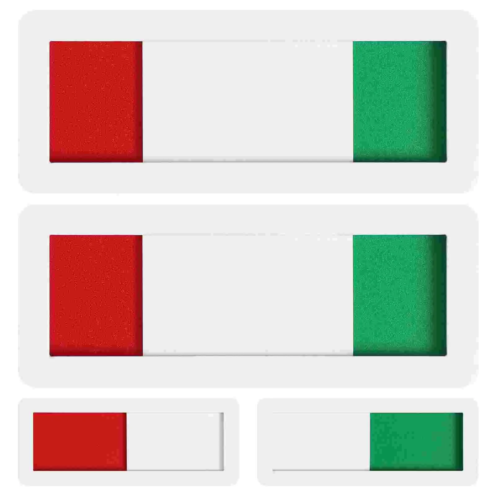 

4 Pcs Office Sign Privacy for Conference House Number Door Slider Indicator Signboard